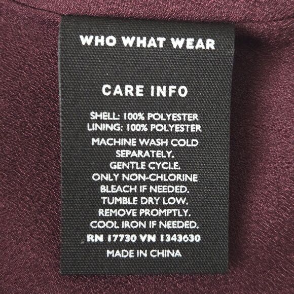 Who What Wear Pink Fuchsia Animal Print Midi Dress Lined Long Sleeve Women L - Picture 9 of 10